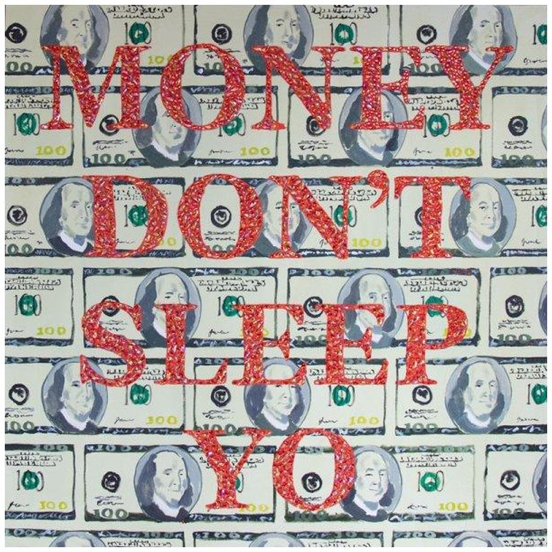 Картина “Money Don’t Sleep Yo” Мульти Картина “Money Don’t Sleep Yo” Мульти в Костроме | Loft Concept