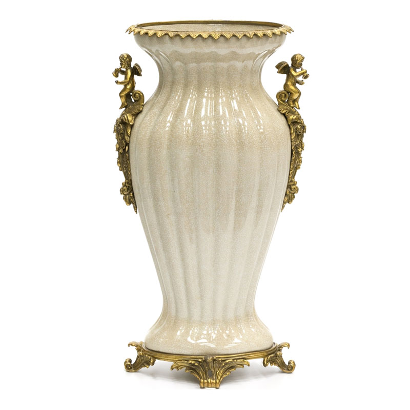 Ваза Bronze Angel Vase Бронза Бежевый Ваза Bronze Angel Vase Бронза Бежевый в Костроме | Loft Concept