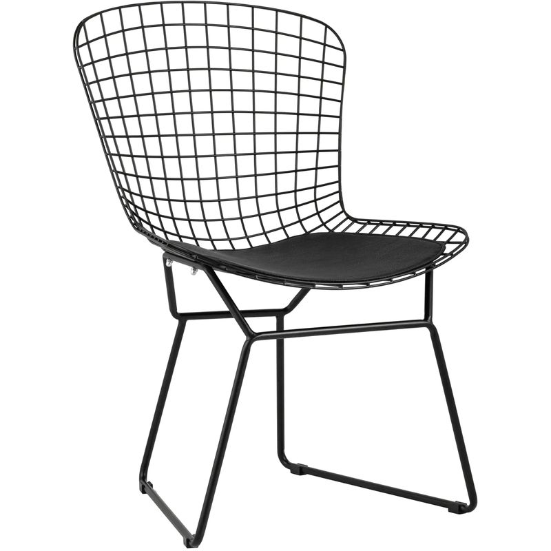 Стул Bertoia Chair Черный Матовый Металл Черный Стул Bertoia Chair Черный Матовый Металл Черный в Костроме | Loft Concept