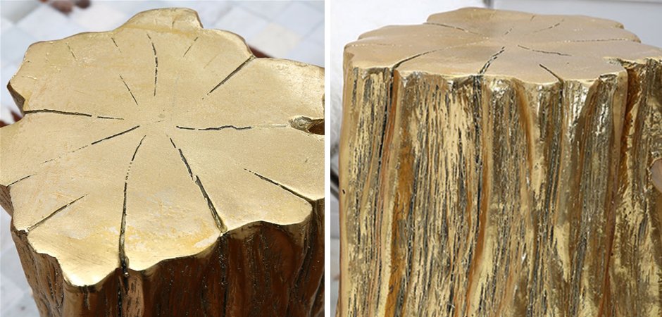 Стол приставной Stump Gold Стол приставной Stump Gold - Loft-Concept в Костроме