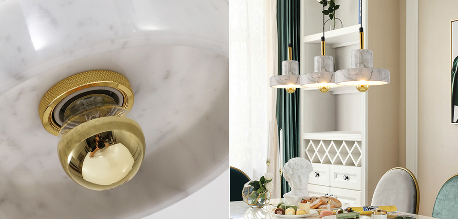 Люстра Tom Dixon Stone Pendant White 3 Люстра Tom Dixon Stone Pendant White 3 - Loft-Concept в Костроме