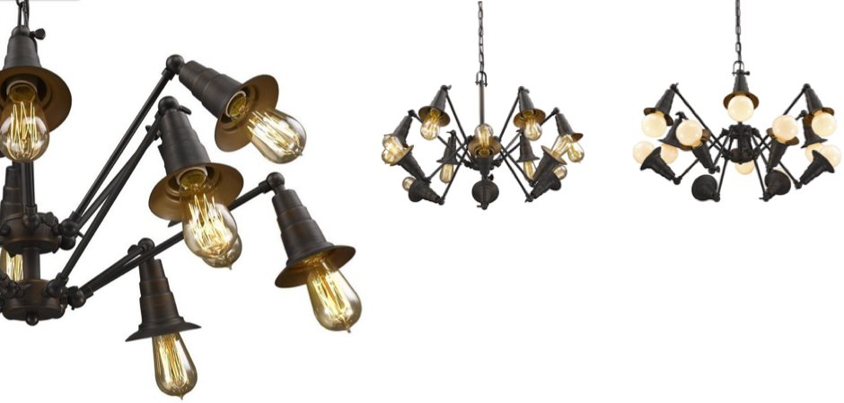 Люстра Loft Spider Chandelier 12 Люстра Loft Spider Chandelier 12 - Loft-Concept в Костроме