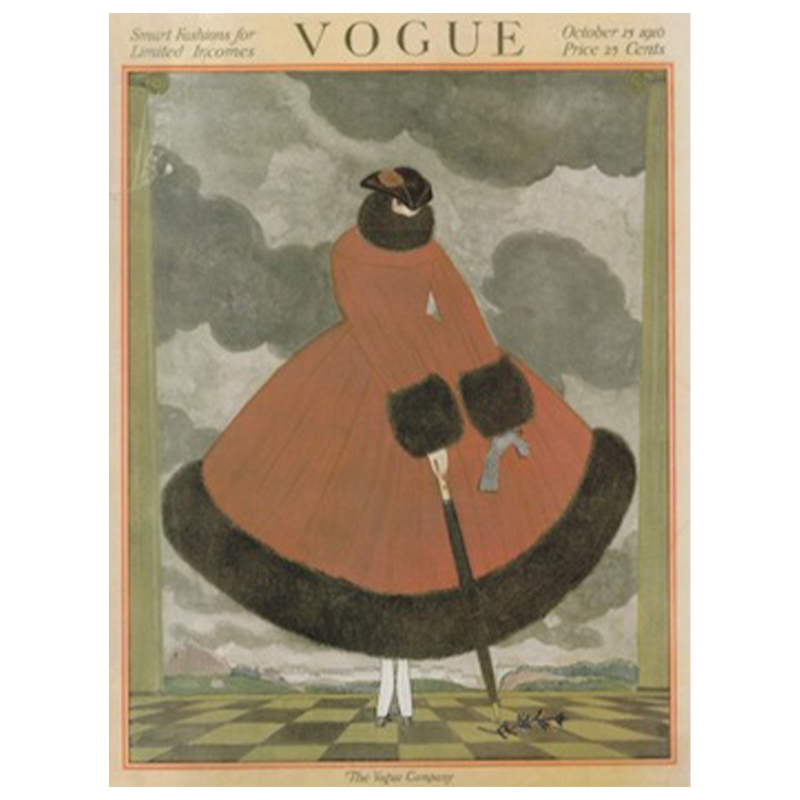Постер Vogue Cover 1916 October Постер Vogue Cover 1916 October в Костроме | Loft Concept