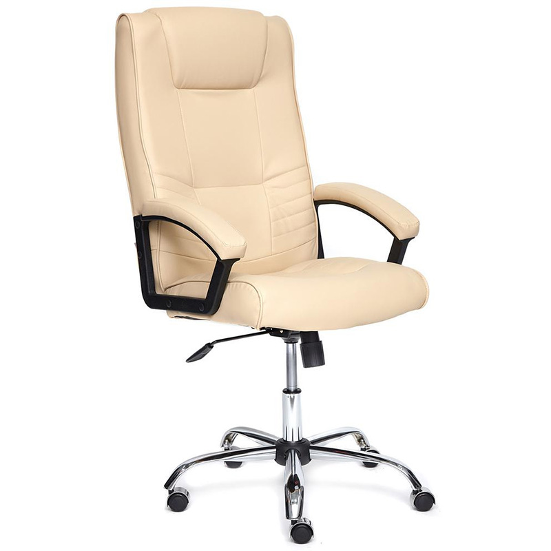 Кресло Gabriel Eco-Leather chair Бежевый Кресло Gabriel Eco-Leather chair Бежевый в Костроме | Loft Concept