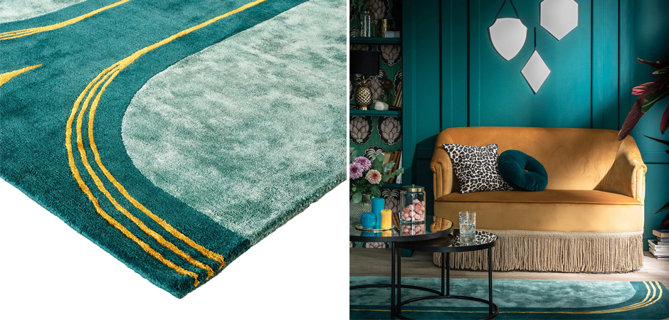 Ковер Carpet Green & Gold Ковер Carpet Green & Gold - Loft-Concept в Костроме