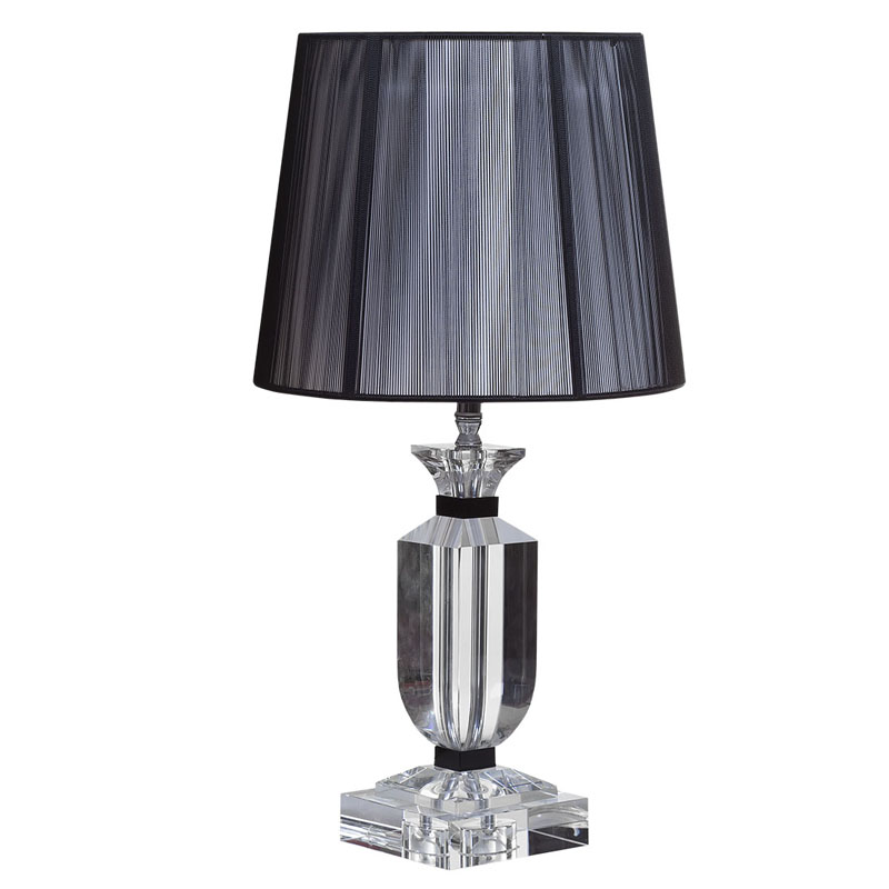Настольная лампа Crystal Base Table Lamp Черный Настольная лампа Crystal Base Table Lamp Черный в Костроме | Loft Concept