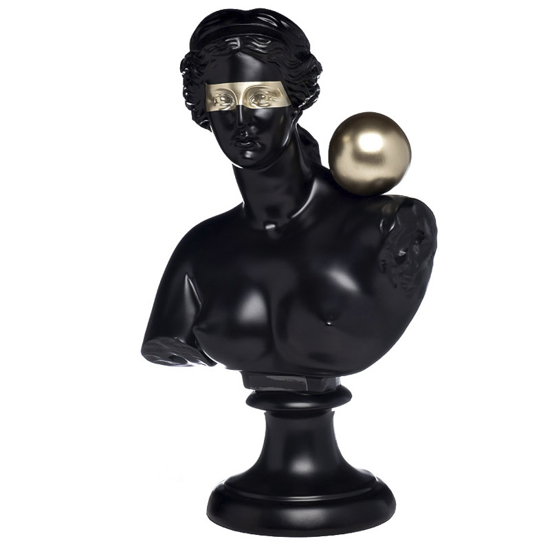 Статуэтка Antique Bust woman Золотой Черный Статуэтка Antique Bust woman Золотой Черный в Костроме | Loft Concept