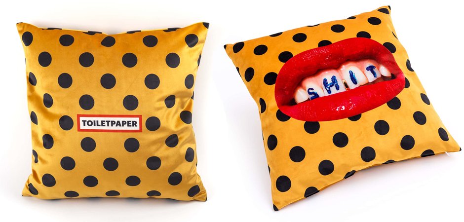 Подушка Seletti Cushion Shit Toiletpaper Подушка Seletti Cushion Shit Toiletpaper - Loft-Concept в Костроме