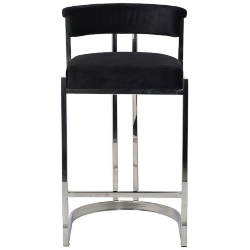 Стул барный Rona black Черный Стул барный Rona black Черный в Костроме | Loft Concept