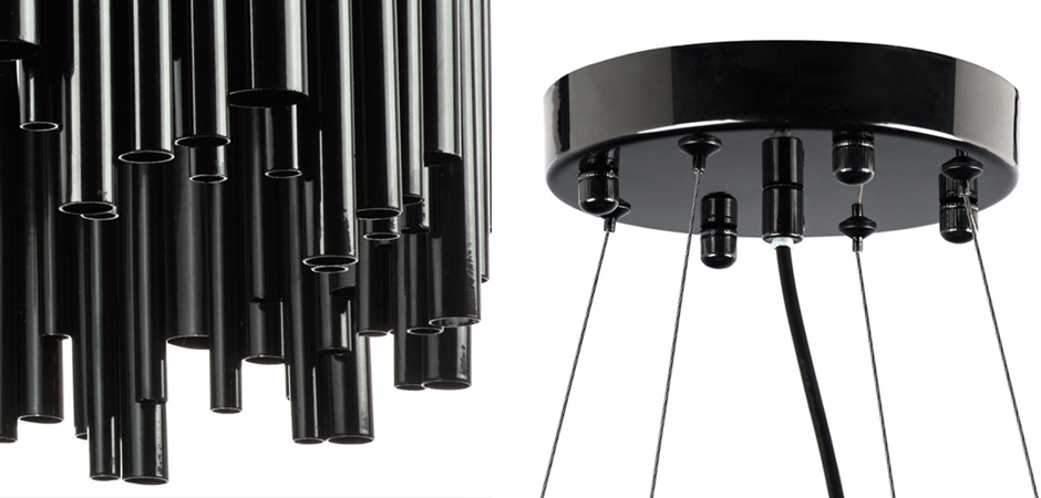 Люстра Delightfull Brubeck Chandelier Black Oval Люстра Delightfull Brubeck Chandelier Black Oval - Loft-Concept в Костроме