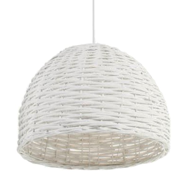 Подвесной светильник Wicker Pendant White Белый Подвесной светильник Wicker Pendant White Белый в Костроме | Loft Concept