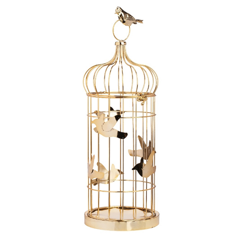 Подсвечник Bird Cage Золотой Подсвечник Bird Cage Золотой в Костроме | Loft Concept