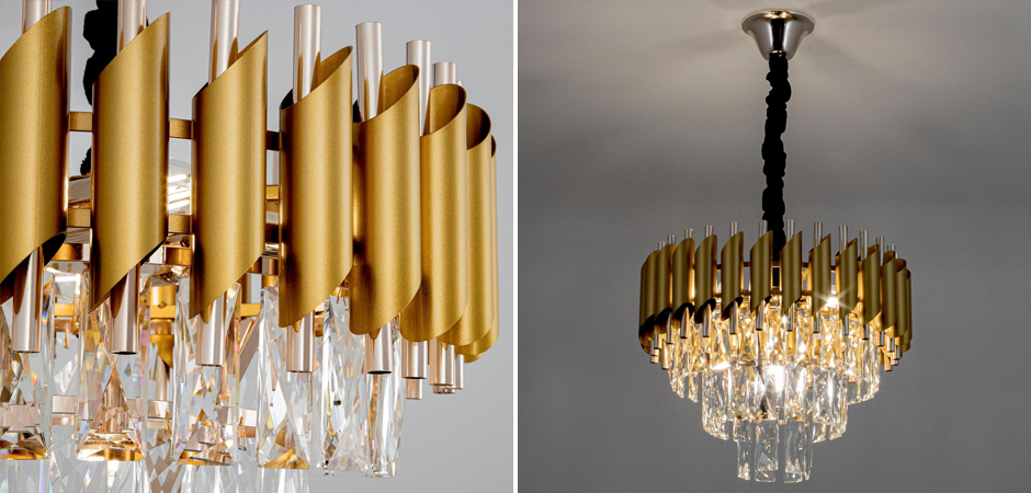 Многоярусная люстра Empire Crystal Gold&Silver Многоярусная люстра Empire Crystal Gold&Silver - Loft-Concept в Костроме