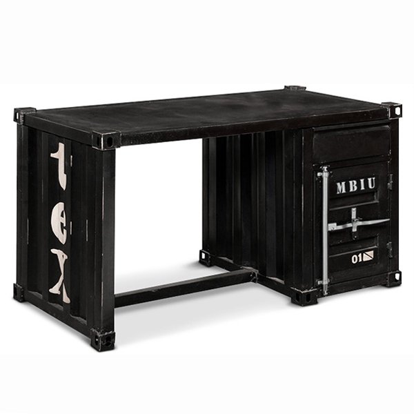 Письменный стол Metal Sea Container Desk Черный Коричневый винтаж Красный (Red) Желтый Темно-синий Малахит (зеленый) Письменный стол Metal Sea Container Desk Черный Коричневый винтаж Красный (Red) Желтый Темно-синий Малахит (зеленый) в Костроме | Loft Concept