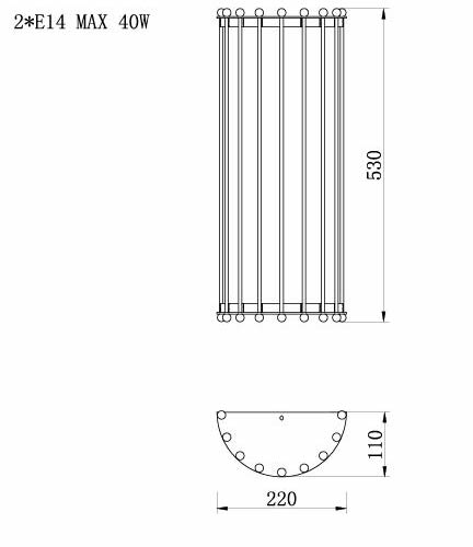 Бра Lantern Tiziano Chromium Sconces Бра Lantern Tiziano Chromium Sconces в Костроме