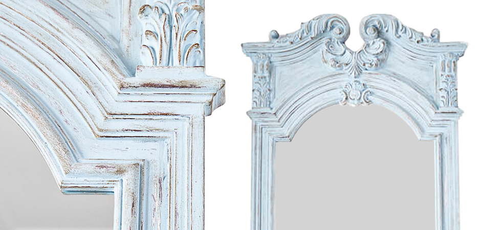 Зеркало Lupescu Mirror Pastel Blue Зеркало Lupescu Mirror Pastel Blue - Loft-Concept в Костроме