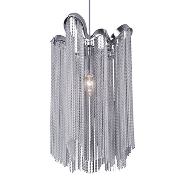 Подвесной светильник Atlantis Chain White Хром Подвесной светильник Atlantis Chain White Хром в Костроме | Loft Concept