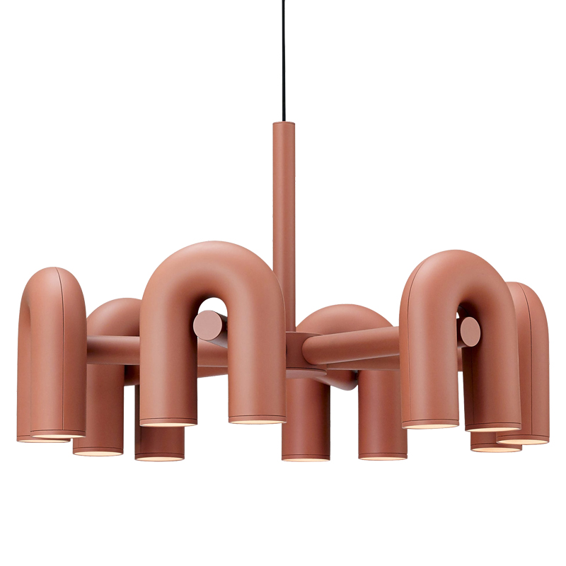 Люстра Cirkus AGO Lighting pink 4-6 Коричневый Люстра Cirkus AGO Lighting pink 4-6 Коричневый в Костроме | Loft Concept