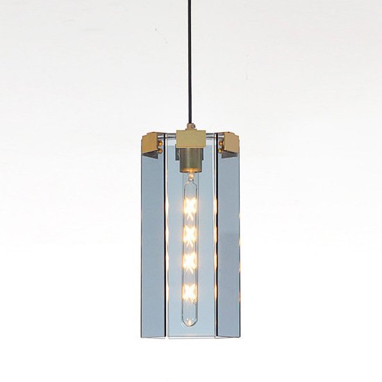 Человек из стали Gray Glass Pendant Lamp Золотой Прозрачное Стекло Человек из стали Gray Glass Pendant Lamp Золотой Прозрачное Стекло в Костроме | Loft Concept