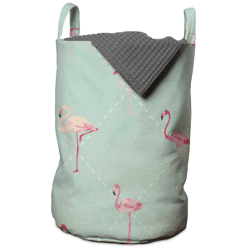 Корзина Flamingo Rhombus Basket Голубой пастельный Розовый пастельный Корзина Flamingo Rhombus Basket Голубой пастельный Розовый пастельный в Костроме | Loft Concept