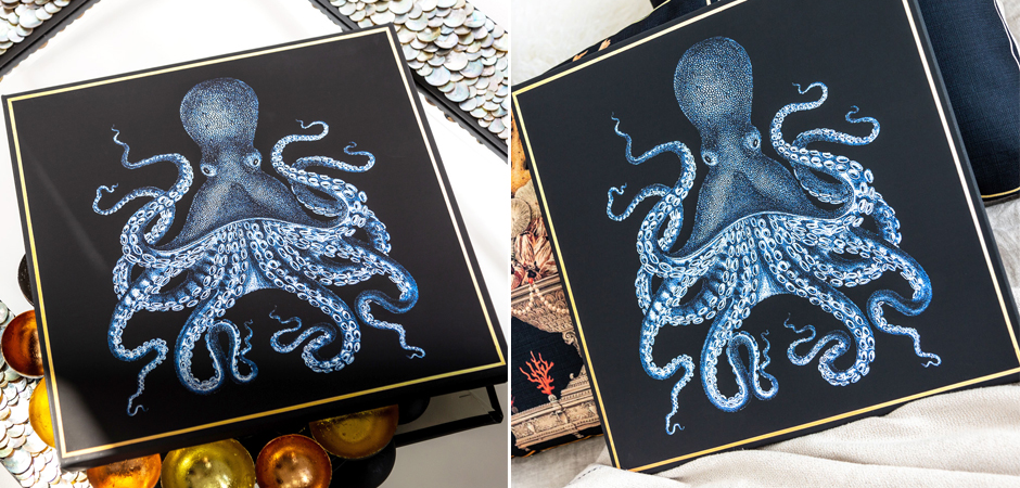 Постер Blue Octopus Poster 2 Постер Blue Octopus Poster 2 - Loft-Concept в Костроме