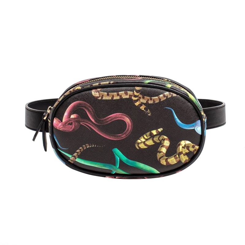 Поясная сумка Seletti Snakes Черный Красный Желтый Зеленый Синий Поясная сумка Seletti Snakes Черный Красный Желтый Зеленый Синий в Костроме | Loft Concept