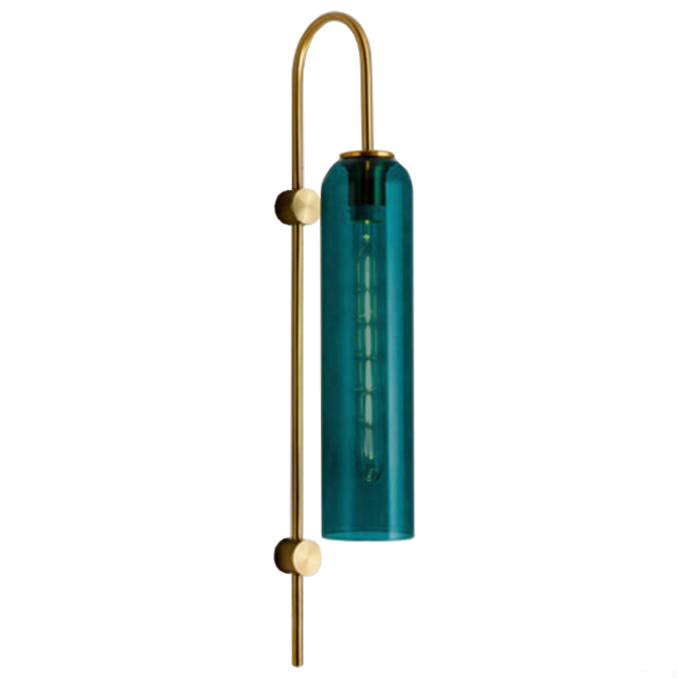 Бра ARTICOLO float Wall Sconce Drunken Emerald Золотой Бирюзовый Бра ARTICOLO float Wall Sconce Drunken Emerald Золотой Бирюзовый в Костроме | Loft Concept