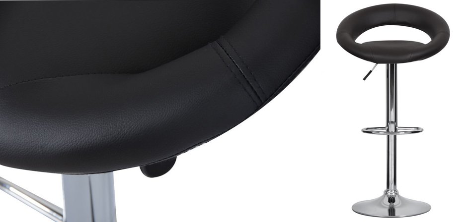 Барный стул Ring black - фото №1