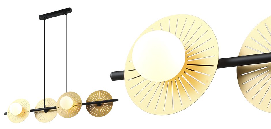 Люстра Balls & Discs Horizontal 4 Люстра Balls & Discs Horizontal 4 - Loft-Concept в Костроме