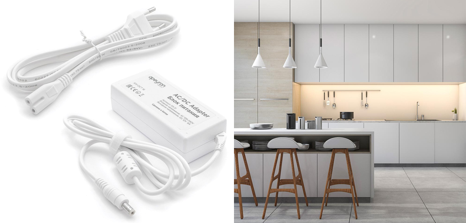Комплект светодиодной ленты 14,4W/m 60LED/m 5050SMD теплый белый Комплект светодиодной ленты 14,4W/m 60LED/m 5050SMD теплый белый - Loft-Concept в Костроме