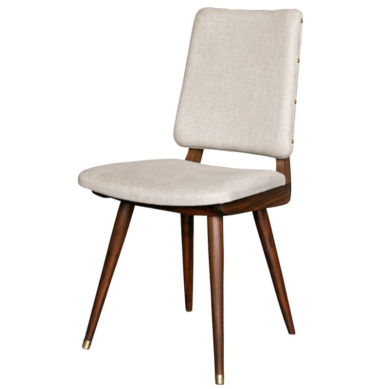 Стул Camille Dining Chair ivory ( слоновая кость ) Коричневый Стул Camille Dining Chair ivory ( слоновая кость ) Коричневый в Костроме | Loft Concept