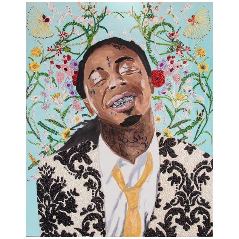Картина "Lil Wayne with Floral Background and Damask Suit ” Мульти Картина "Lil Wayne with Floral Background and Damask Suit ” Мульти в Костроме | Loft Concept