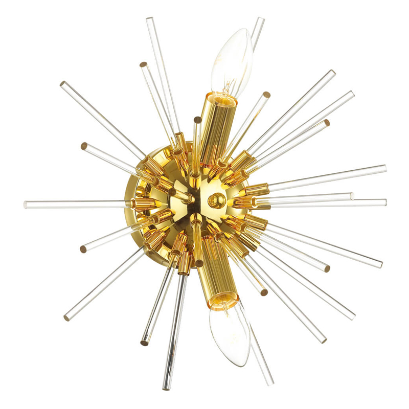 Бра Varg Sputnik Sconce Gold Глянцевое золото Прозрачный Бра Varg Sputnik Sconce Gold Глянцевое золото Прозрачный в Костроме | Loft Concept