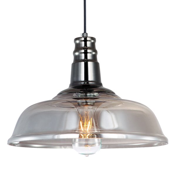 Подвесной светильник Loft Industrial French Glass Дымчатый (Smoke) Подвесной светильник Loft Industrial French Glass Дымчатый (Smoke) в Костроме | Loft Concept