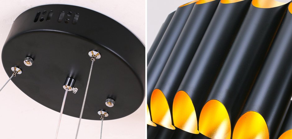 Люстра GALLIANO ROUND SUSPENSION LIGHT by DELIGHTFULL Black Люстра GALLIANO ROUND SUSPENSION LIGHT by DELIGHTFULL Black - Loft-Concept в Костроме