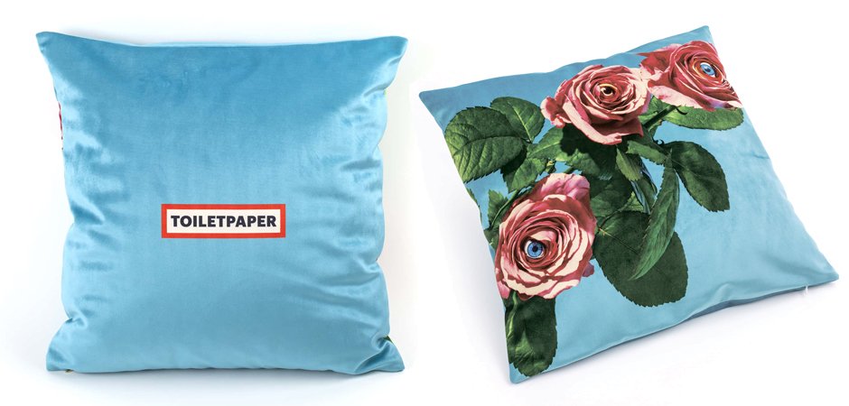 Подушка Seletti Cushion Roses Toiletpaper Подушка Seletti Cushion Roses Toiletpaper - Loft-Concept в Костроме