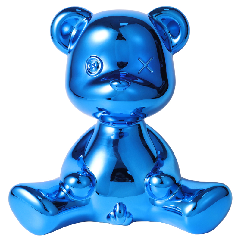 Статуэтка Teddy Boy Metal Finish with Cable Синий Синий Статуэтка Teddy Boy Metal Finish with Cable Синий Синий в Костроме | Loft Concept