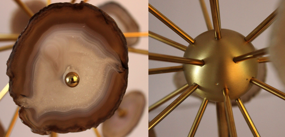 Аксессуар Agate Burst Brass Аксессуар Agate Burst Brass - Loft-Concept в Костроме