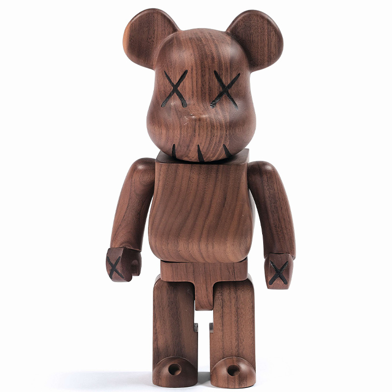 Статуэтка Bearbrick Dark Walnut Орех Статуэтка Bearbrick Dark Walnut Орех в Костроме | Loft Concept