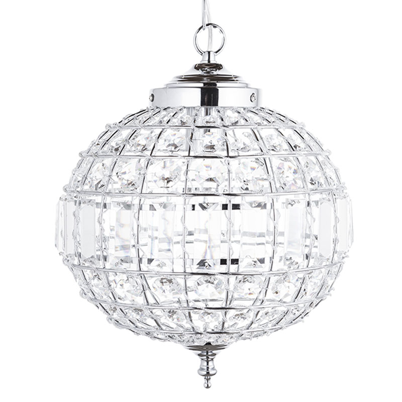 Подвесной светильник Casbah Crystal silver 30 Серебряный Подвесной светильник Casbah Crystal silver 30 Серебряный в Костроме | Loft Concept