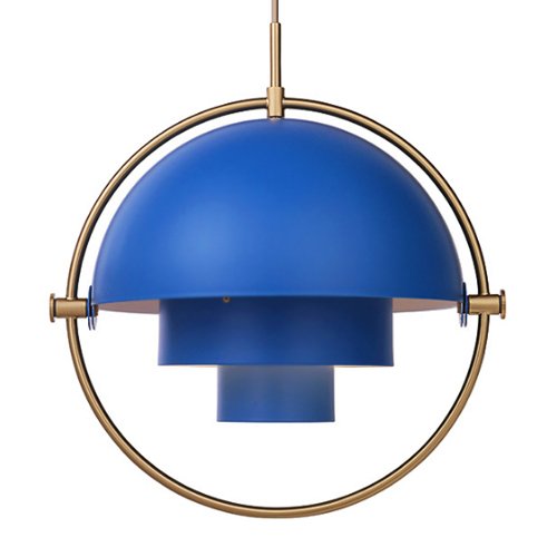 Люстра Louis Weisdorff Multi-lite Pendant Blue Латунь Синий Люстра Louis Weisdorff Multi-lite Pendant Blue Латунь Синий в Костроме | Loft Concept