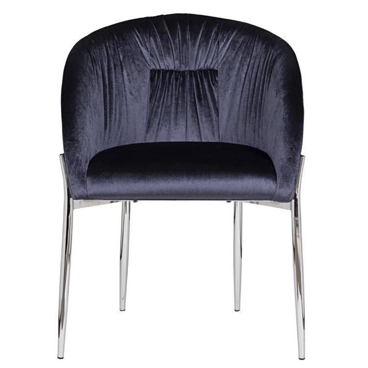 Стул Miranda Chair blue Темно-синий Нержавеющая сталь Стул Miranda Chair blue Темно-синий Нержавеющая сталь в Костроме | Loft Concept