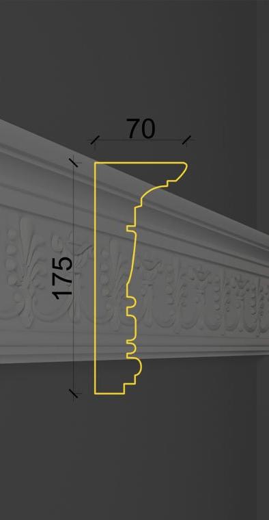 Молдинг с орнаментом MO-13 Молдинг с орнаментом MO-13 в Костроме