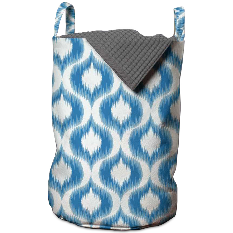 Корзина Blue Ornament Basket Белый Синий Корзина Blue Ornament Basket Белый Синий в Костроме | Loft Concept