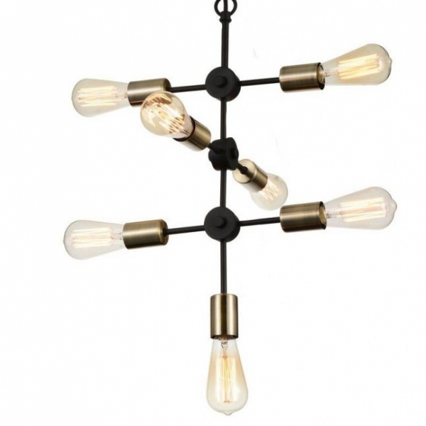 Люстра Bulb Netsch Pendant 7 Черный Люстра Bulb Netsch Pendant 7 Черный в Костроме | Loft Concept