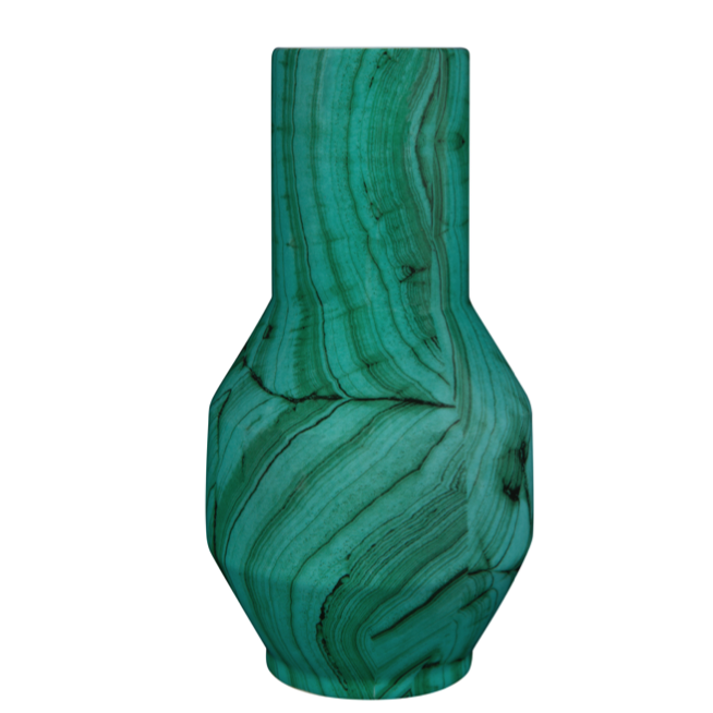 Ваза Malachite Vase rubikon Малахит Ваза Malachite Vase rubikon Малахит в Костроме | Loft Concept