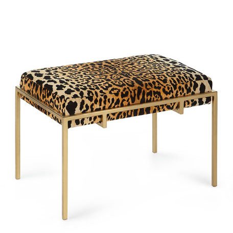 Пуф Metal and Leopard Ottoman Мульти Пуф Metal and Leopard Ottoman Мульти в Костроме | Loft Concept