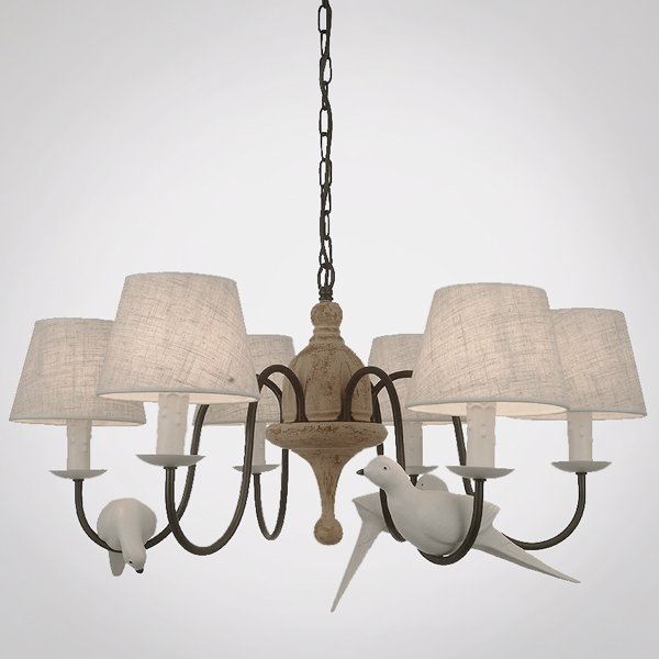 Люстра Norman Bird Chandelier ivory ( слоновая кость ) Люстра Norman Bird Chandelier ivory ( слоновая кость ) в Костроме | Loft Concept