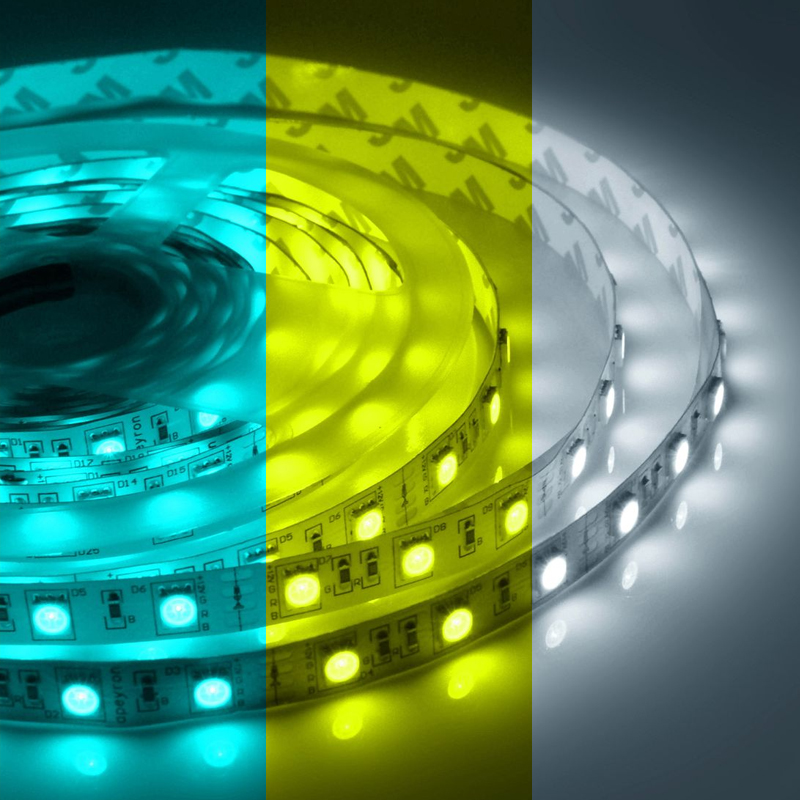 Светодиодная влагозащищенная лента 14,4W/m 60LED/m 5050SMD разноцветная 5M Белый Светодиодная влагозащищенная лента 14,4W/m 60LED/m 5050SMD разноцветная 5M Белый в Костроме | Loft Concept
