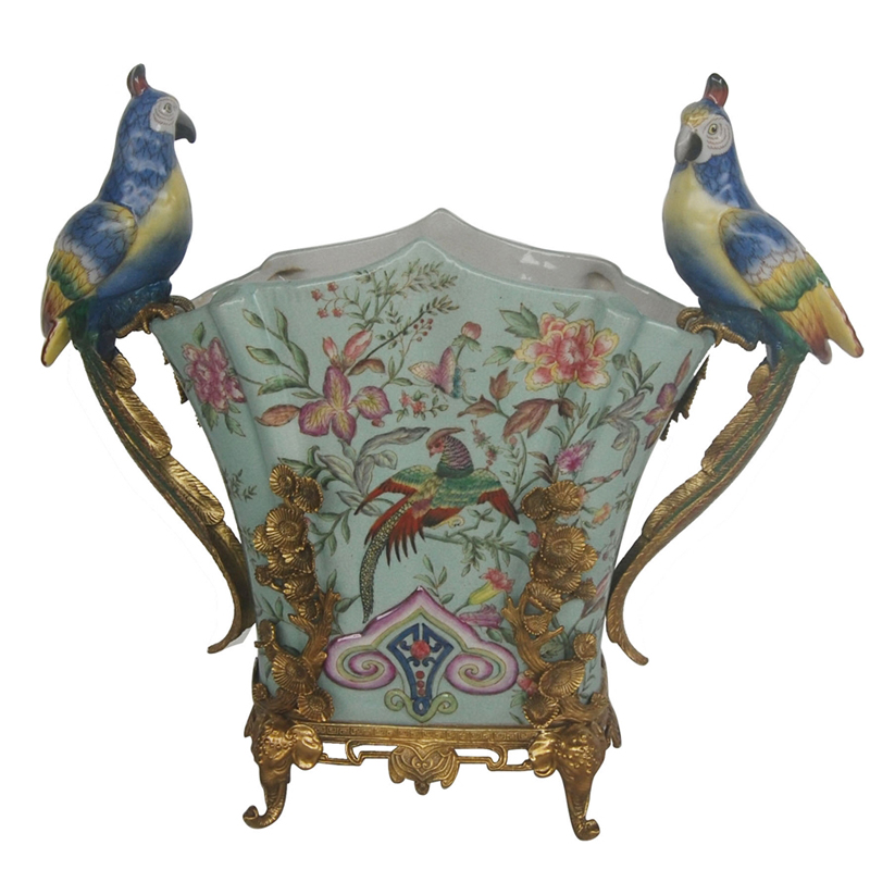 Ваза Parrots Guards Floral Vase Бронза Мульти Ваза Parrots Guards Floral Vase Бронза Мульти в Костроме | Loft Concept
